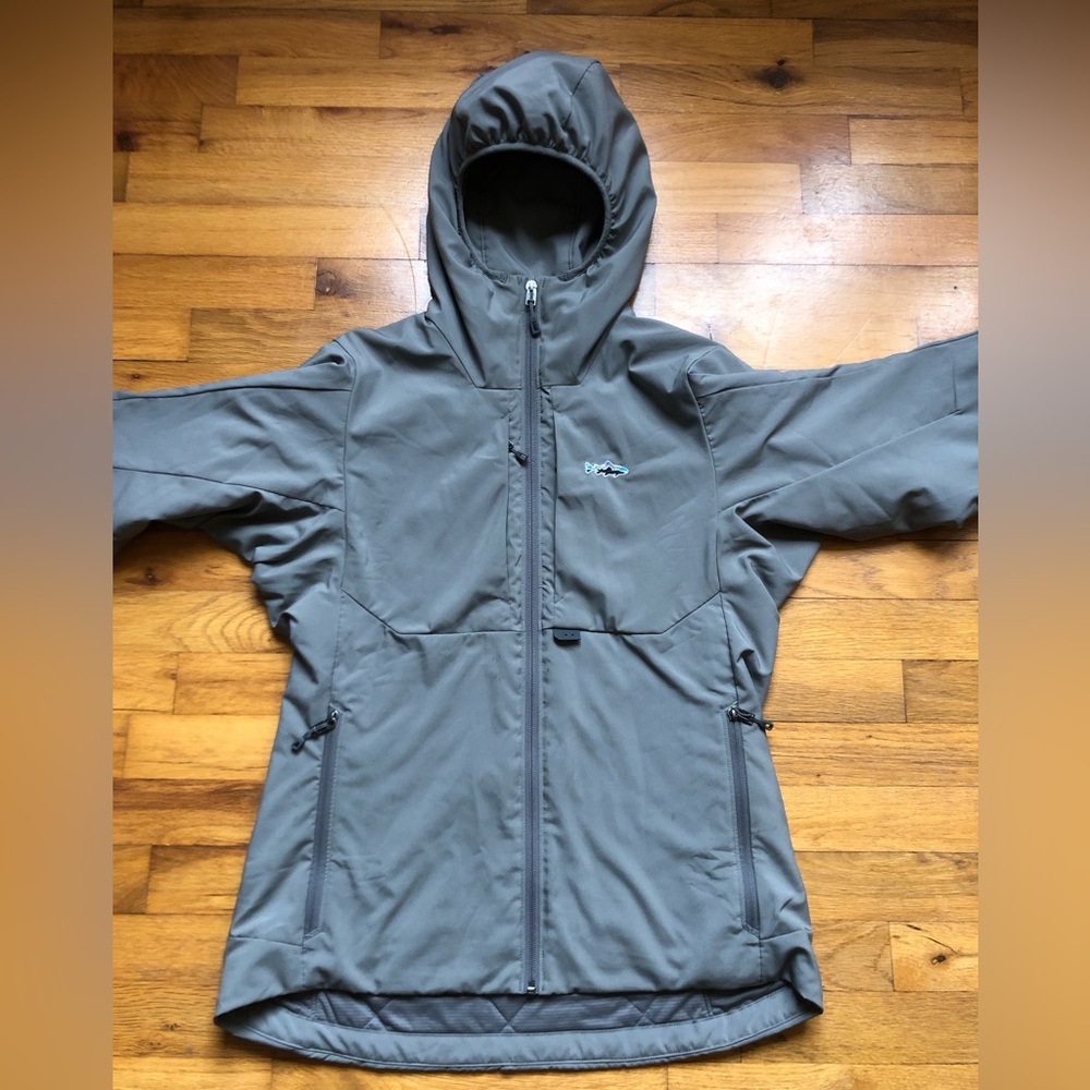 Patagonia Womens Tough Puff Hoody, Size M, Grey